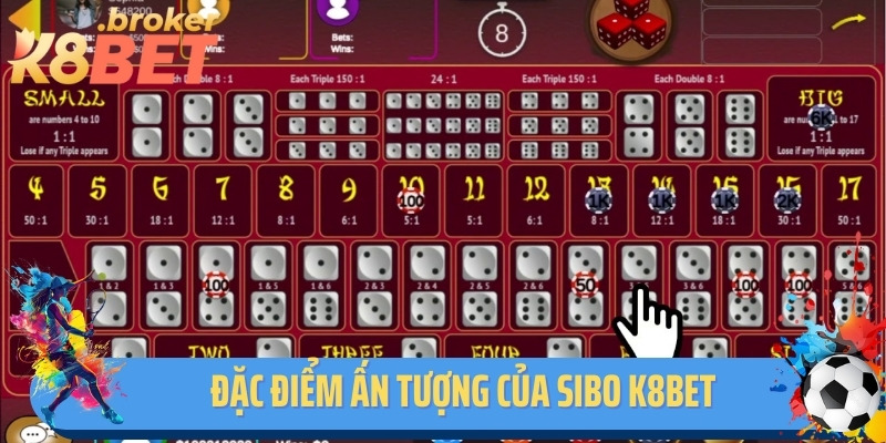 Đặc điểm ấn tượng của Sibo K8BET